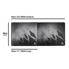 Load image into Gallery viewer, CORSAIR MM350 - Premium Anti-Fray Extra Thick Cloth Gaming Mouse Pad - Designed for Maximum Control – X-Large