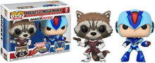 Load image into Gallery viewer, Funko POP! TV: Marvel Vs Capcom - Rocket Raccoon Vs Megaman Collectible Figure