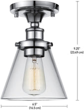 Load image into Gallery viewer, Globe Electric 65747 Memphis Light Flush Mount