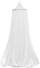 Load image into Gallery viewer, Trademark Global Mosquito Repelling Net for Beds, Hammocks, and Cribs - Insect Protection Hanging Canopy for Camping with Large Screen Opening by Lavish Home - 75-31215 , White