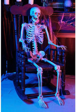 Load image into Gallery viewer, 5 ft. Poseable Skeleton with LED Illumination