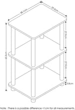 Load image into Gallery viewer, Furinno Turn-N-Tube 2 Space Shelf, Walnut/Brown