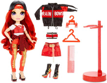 Load image into Gallery viewer, Rainbow Surprise Rainbow High Ruby Anderson - Red Clothes Fashion Doll with 2 Complete Mix &amp; Match Outfits and Accessories, Toys for Kids 6 to 12 Years Old