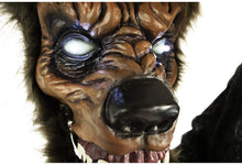Load image into Gallery viewer, Haunted Hill Farm HHWOLF-2FLSA Life-Size Animatronic Werewolf, Indoor/Outdoor Halloween Decoration, Multi