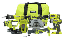 Load image into Gallery viewer, Ryobi P884 18-Volt ONE+ Lithium-Ion Combo Kit (6-Tools)