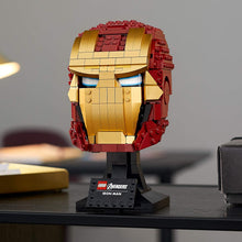 Load image into Gallery viewer, LEGO Marvel Avengers Iron Man Helmet 76165; Brick Iron Man-Mask for-Adults to Build and Display, Creative Challenge for Marvel Fans, New 2020 (480 Pieces)