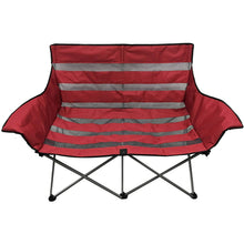 Load image into Gallery viewer, Ozark Trail Conversation Love Seat Chair,Red