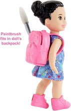 Load image into Gallery viewer, Barbie Art Teacher Playset with Brunette Doll, Easel and Accessories