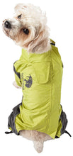 Load image into Gallery viewer, TOUCHDOG 'Quantum-Ice' Full Body Bodied Adjustable and 3M Reflective Pet Dog Coat Jacket w/ Blackshark Technology, Medium, Light Yellow, Grey
