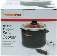 Load image into Gallery viewer, RoadPro 12-Volt 1.5-qt. Capacity Slow Cooker