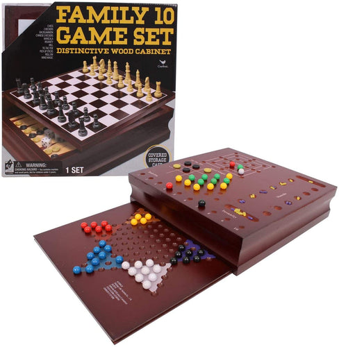 Family 10-in-1 Game Set