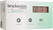 Load image into Gallery viewer, Single Thin Bricks - Flats for Brickwebb (Box of 50) - Rushmore