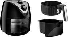 Load image into Gallery viewer, Kalorik Eat-Smart Air Fryer, FT 43140 BK, Healthy Cooking 2.6 Qt Rapid Hot Air Circulation, Black