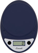 Load image into Gallery viewer, Escali Primo P115C Precision Kitchen Food Scale for Baking and Cooking, Lightweight and Durable Design, LCD Digital Display, 8&quot; x 6&quot; x 1.25&quot;, Chrome