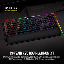 Load image into Gallery viewer, Corsair K95 RGB Platinum XT Mechanical Gaming Keyboard, Backlit RGB LED