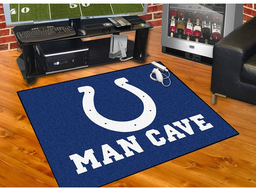 Indianapolis Colts NFL Man Cave All-Star Floor Mat (34in x 45in)
