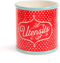 Load image into Gallery viewer, The Pioneer Woman Flea Market Stoneware Turquoise Paper Towel Holder And Crock