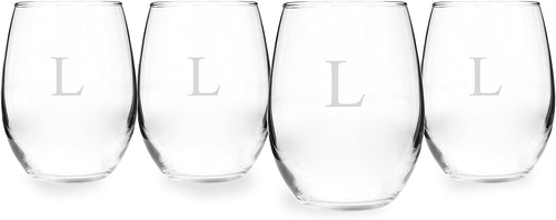 Cathy's Concepts Stemless Wine Glasses