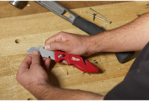 Milwaukee 48-22-1901 Fastback Press and Flip Utility Knife with Belt Clip and Onboard Wire Stripping