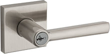 Load image into Gallery viewer, Kwikset Montreal Square Keyed Entry Lever
