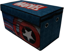 Load image into Gallery viewer, Marvel Avengers Collapsible Children’s Toy Storage Trunk, Durable with Lid