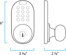 Load image into Gallery viewer, MiLocks Electronic Touchpad Entry Keyless Door Lock
