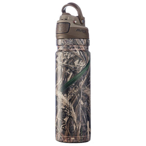 AVEX FreeFlow AUTOSEAL Stainless Steel Water Bottle 24oz Max-5 Realtree Camo