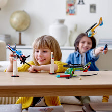 Load image into Gallery viewer, LEGO City Air Race 60260 Flying Helicopter &amp; Airplane Toy, Features 2 Ripcord Helicopters, Stunt Plane Aircraft Toy, 2 Pylons, Plus Rivera, Xtreme and Vitarush Pilot Minifigures, New 2020 (140 Pieces)