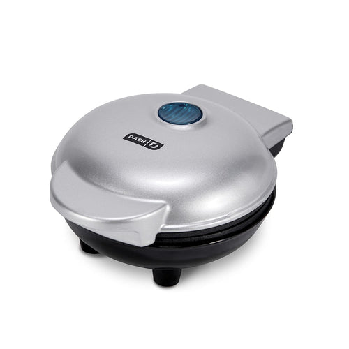 Dash DMS001WH Mini Maker Electric Round Griddle for Individual Pancakes, Cookies, Eggs & other on the go Breakfast, Lunch & Snacks with Indicator Light + Included Recipe Book