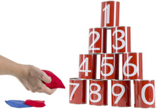 Load image into Gallery viewer, Hey! Play! Carnival Bean Bag Can Toss Outdoor Game for Adults, Kids, Boys and Girls