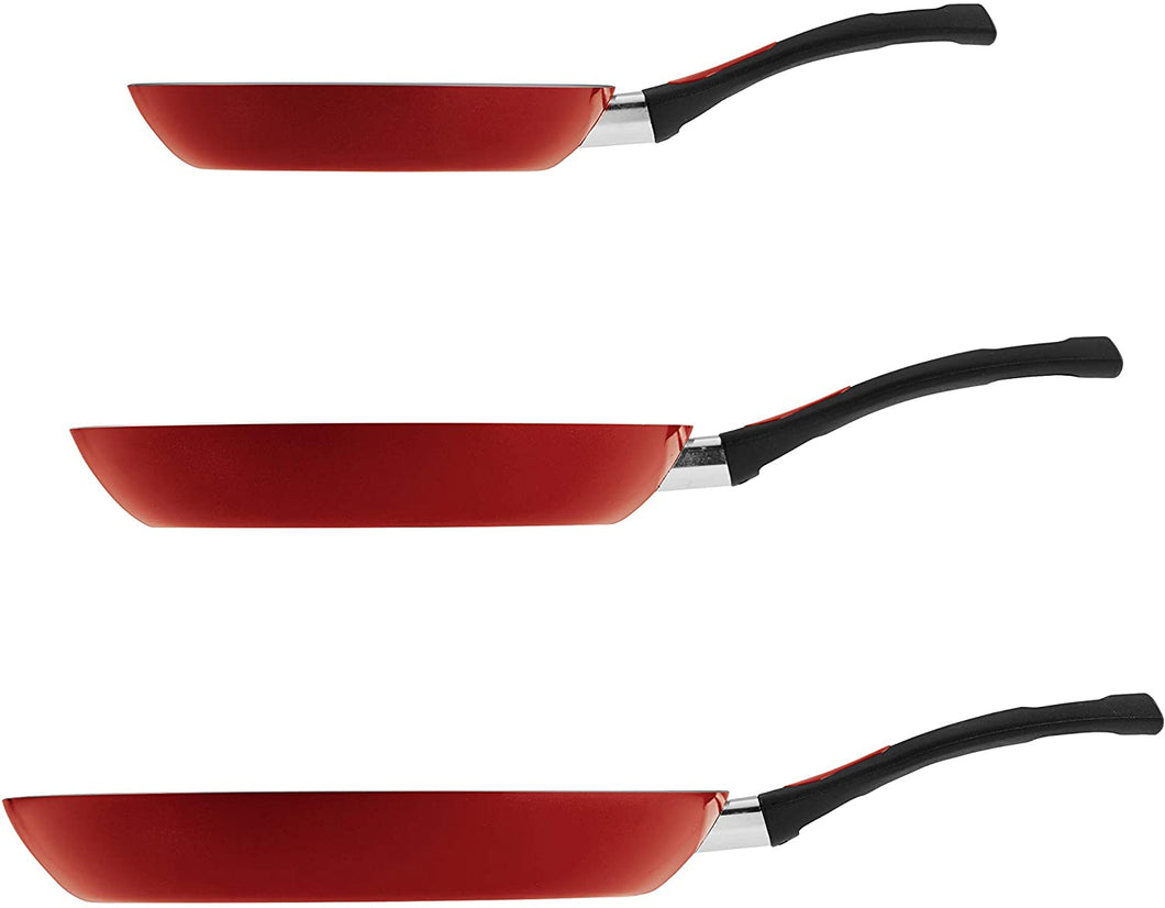 Fry Pans Versatile Teflon Classic Interior Nonstick 3 Pk