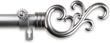 Load image into Gallery viewer, Rod Desyne Madeline Curtain Rod, 28-48", Black