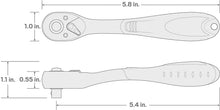 Load image into Gallery viewer, TEKTON Inch Drive Composite Ratchet Set (3-Piece)