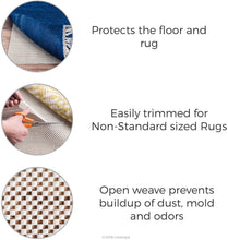 Load image into Gallery viewer, Linenspa Ultra Grip Non Slip Rug Pad - Heavy Duty Area Rug Gripper for Any Floor Surface