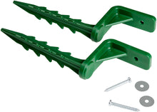 Load image into Gallery viewer, Gorilla Playsets 07-0016-P Ground Stakes for Playsets, Swing Sets (Pair), Green