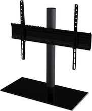 Load image into Gallery viewer, AVF B600BB-A Universal Table Top TV Stand/Base - Fixed Position - Fits Most TVs 46 to 65&quot; - Black