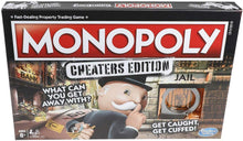 Load image into Gallery viewer, Monopoly Game: Cheaters Edition Board Game Ages 8 and Up