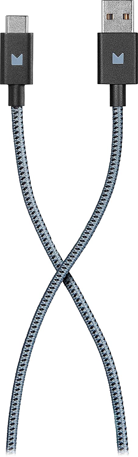 10' USB-to-USB Type C Cable Gray/Black