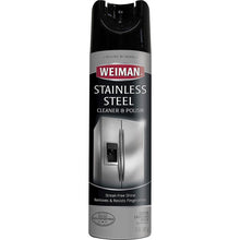 Load image into Gallery viewer, Weiman Stainless Steel Cleaner &amp; Polish Aerosol, 17 fl oz