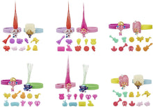 Load image into Gallery viewer, Trolls DreamWorks Tiny Dancers Friend Pack with 2 Tiny Dancers Figures, 2 Bracelets, and 10 Charms, Toy Inspired by The Movie World Tour