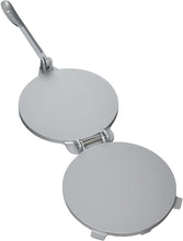 Load image into Gallery viewer, IMUSA USA MEXI-86009M Cast Aluminum Tortilla &amp; Roti Press 8-Inch, Silver