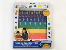 Load image into Gallery viewer, Learning Resources Rainbow Fraction Tiles, Early Math Skills, Visual Aid, Ages 7+