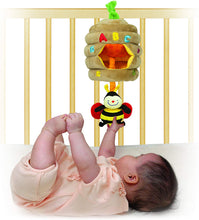 Load image into Gallery viewer, Melissa &amp; Doug K's Kids Musical Pull Beehive - Crinkling, Soft-to-Touch Crib Toy