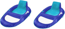 Load image into Gallery viewer, SwimWays Spring Float Recliner XL Floating Swimming Pool Lounge Chair (2 Pack)