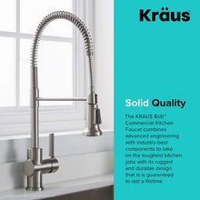Load image into Gallery viewer, Kraus Britt Commercial Style Kitchen Purita Water Filter Faucet Combo