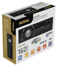 Load image into Gallery viewer, Sound Storm ML41B Single Din, Bluetooth, MP3/USB/SD FM Car Stereo, (No CD/DVD), Wireless Remote Control