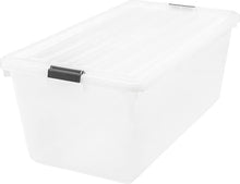 Load image into Gallery viewer, IRIS 44 Quart Buckle Down Storage Box, Clear
