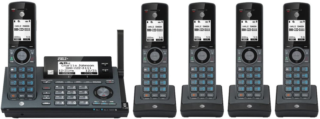 AT&T ATCLP99587 Connect-to-Cell Phone System (5 Handsets)