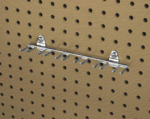 Load image into Gallery viewer, 8-1/8 in. W with 7/16 &amp; 13/16 in. I.D. Zinc Plated Steel Multi-Prong Tool for DuraBoard or 1/8 in. and 1/4 in. Pegboards, 2 Pack