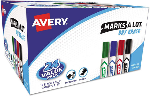 AVE98188 - Marks-a-lot Desk Style Dry Erase Markers